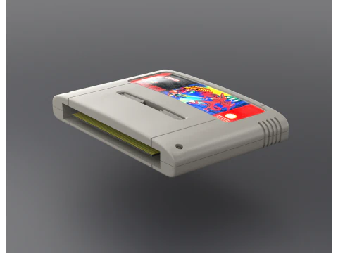 Super Nintendo Entertainment System SNES PAL - Super Famicom 3D Model
