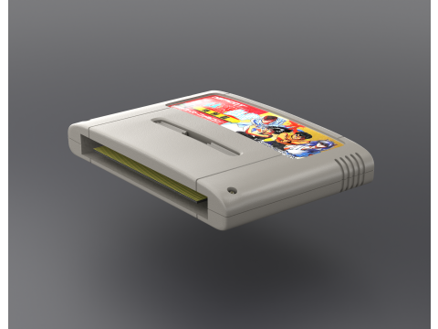 Super Nintendo Entertainment System SNES PAL - Super Famicom 3Dモデル