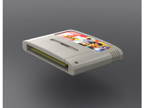 Super Nintendo Entertainment System SNES PAL - Super Famicom 3D Model