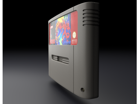 Super Nintendo Entertainment System SNES PAL - Super Famicom 3Dモデル