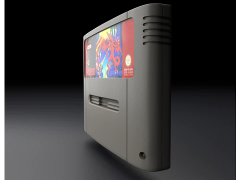 Super Nintendo Entertainment System SNES PAL - Super Famicom 3D Model