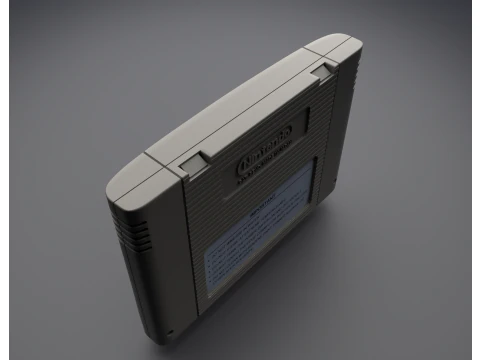 Super Nintendo Entertainment System SNES PAL - Super Famicom 3D Model
