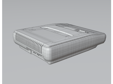 Super Nintendo Entertainment System SNES PAL - Super Famicom 3Dモデル