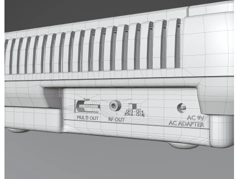Super Nintendo Entertainment System SNES PAL - Super Famicom 3D Model