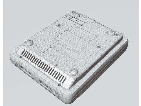 Super Nintendo Entertainment System SNES PAL - Super Famicom 3Dモデル