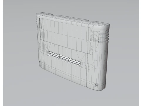 Super Nintendo Entertainment System SNES PAL - Super Famicom 3D Model