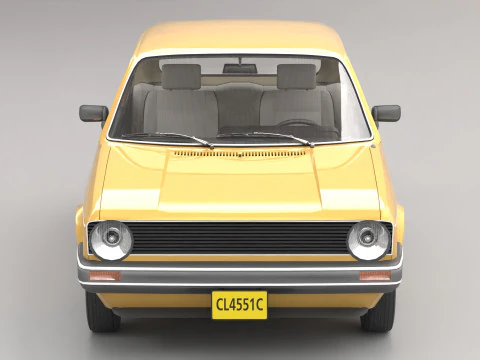 Old Hatchback Golf 3D Model