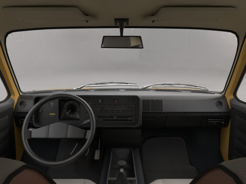 Old Hatchback Golf 3D Модель