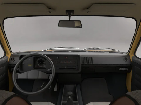 Old Hatchback Golf 3D Model