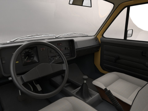 Old Hatchback Golf 3D Модель