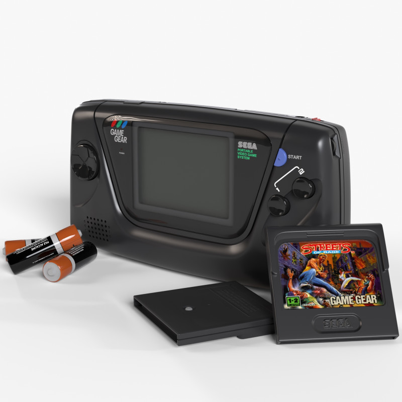 Sega Game Gear 3Dモデル .c4d .max .obj .3ds .fbx .stl .blend