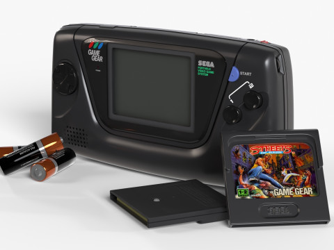 Sega Game Gear 3Dモデル