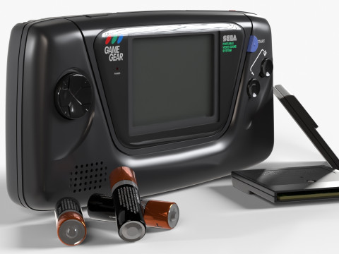 Sega Game Gear 3Dモデル