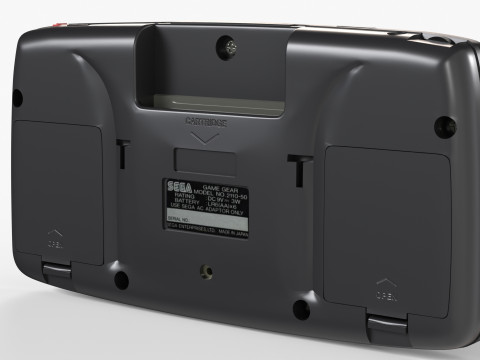 Sega Game Gear 3Dモデル
