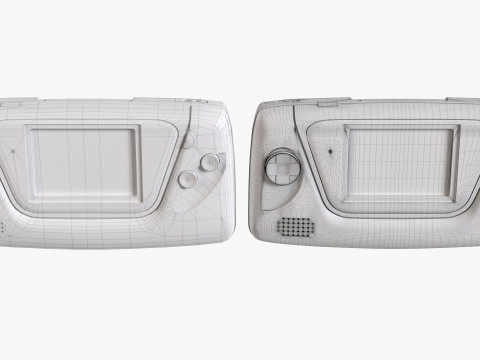 Sega Game Gear 3Dモデル