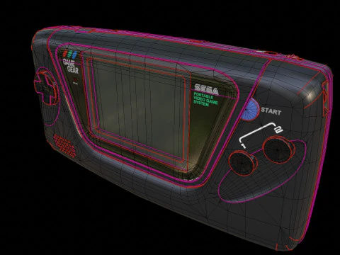 Sega Game Gear 3D Model