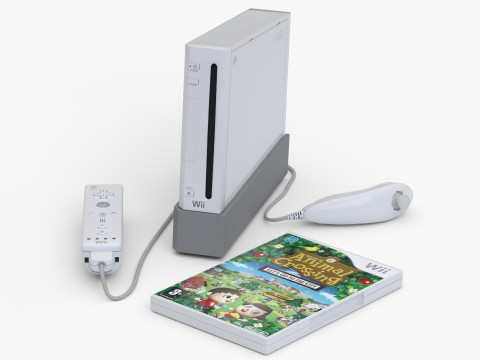 Nintendo Wii Modello 3D