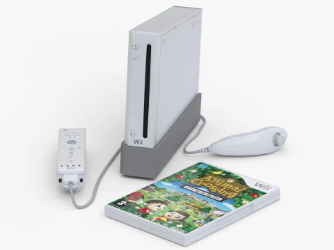 Nintendo Wii 3D Modell