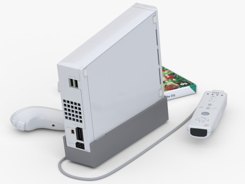 Nintendo Wii 3D 模型