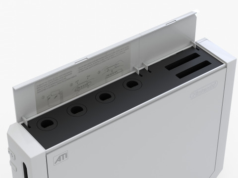 Nintendo Wii 3D 模型