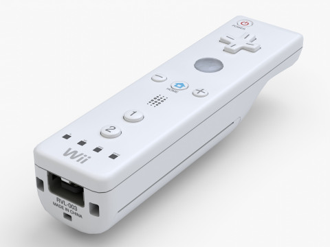Nintendo Wii 3D 模型