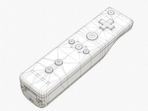 Nintendo Wii 3D 模型