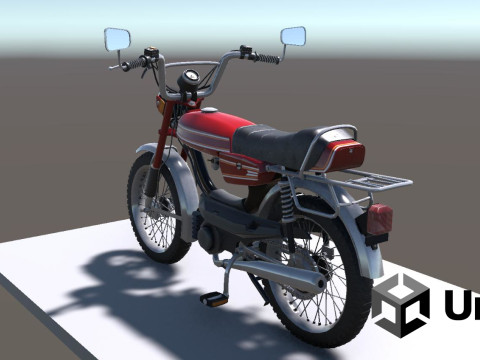 Moped Gameready Rigged Modelo 3D