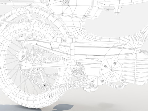 Moped Gameready Rigged Modelo 3D