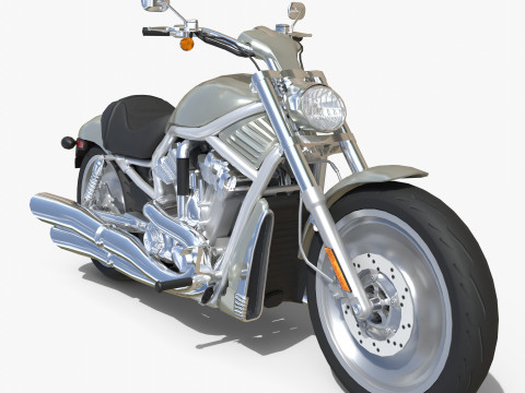 Harley Davidson V-Rod VRSC Gameready Model 3D