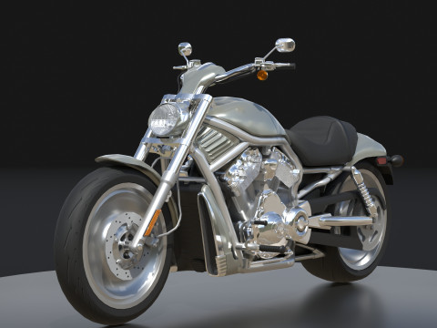 Harley Davidson V-Rod VRSC Gameready 3Dモデル