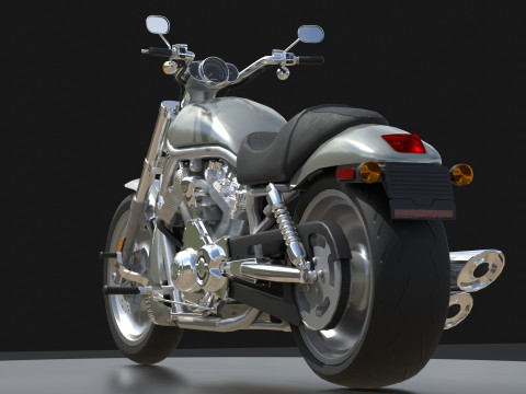 Harley Davidson V-Rod VRSC Gameready 3Dモデル