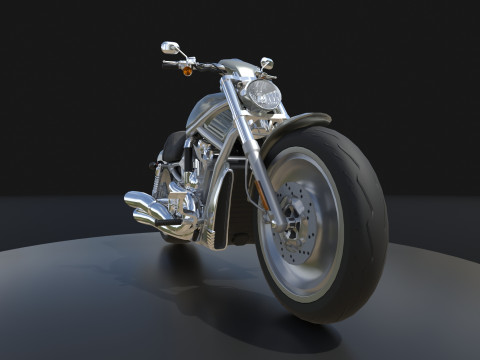 Harley Davidson V-Rod VRSC Gameready 3Dモデル