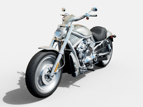 Harley Davidson V-Rod VRSC Gameready 3Dモデル