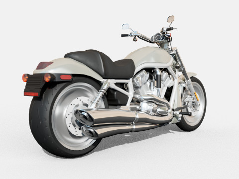 Harley Davidson V-Rod VRSC Gameready 3Dモデル
