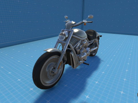 Harley Davidson V-Rod VRSC Gameready 3Dモデル