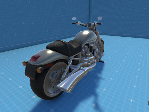 Harley Davidson V-Rod VRSC Gameready 3Dモデル