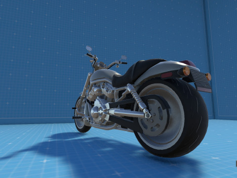 Harley Davidson V-Rod VRSC Gameready 3Dモデル