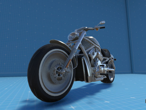 Harley Davidson V-Rod VRSC Gameready 3Dモデル