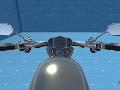Harley Davidson V-Rod VRSC Gameready 3Dモデル