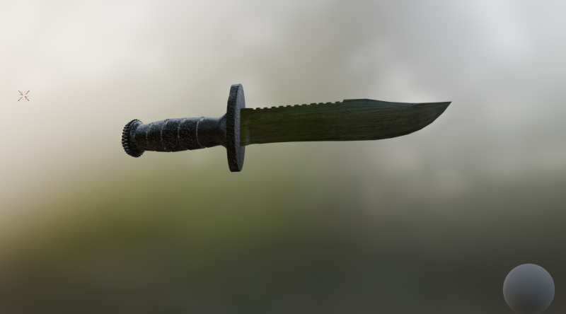Knife 3D Модель .c4d .max .obj .3ds .fbx .stl .blend 