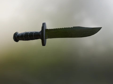 Нож 3D Модель