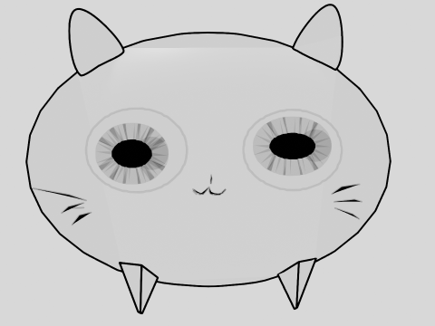 Cartoon cat Modello 3D
