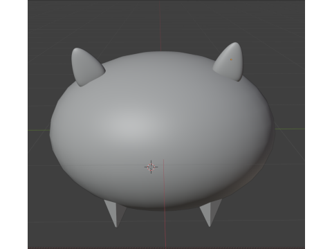 Cartoon cat 3D Model