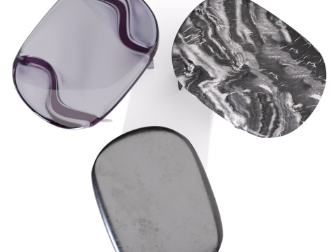 New Wave Side tables by Lukas Cober 3D 模型