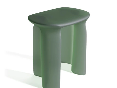 New Wave Side tables by Lukas Cober 3D Model