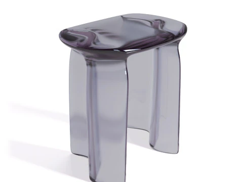 New Wave Side tables by Lukas Cober 3D Model