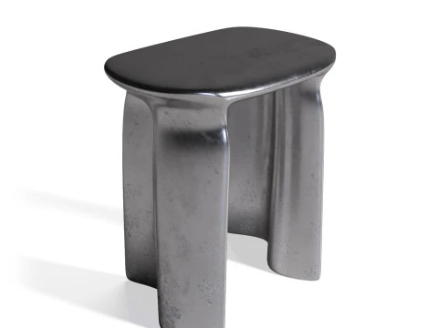 New Wave Side tables by Lukas Cober 3D Model