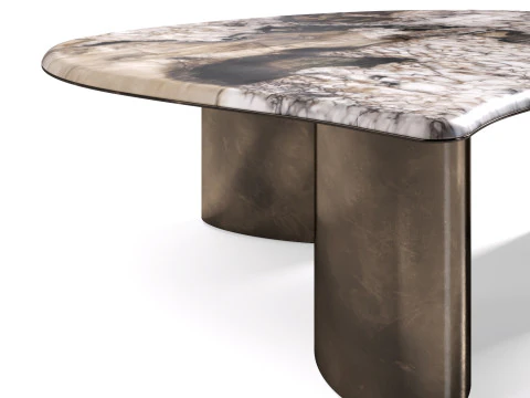 Teshima coffee table by Gianluca Pacchioni 3D Model