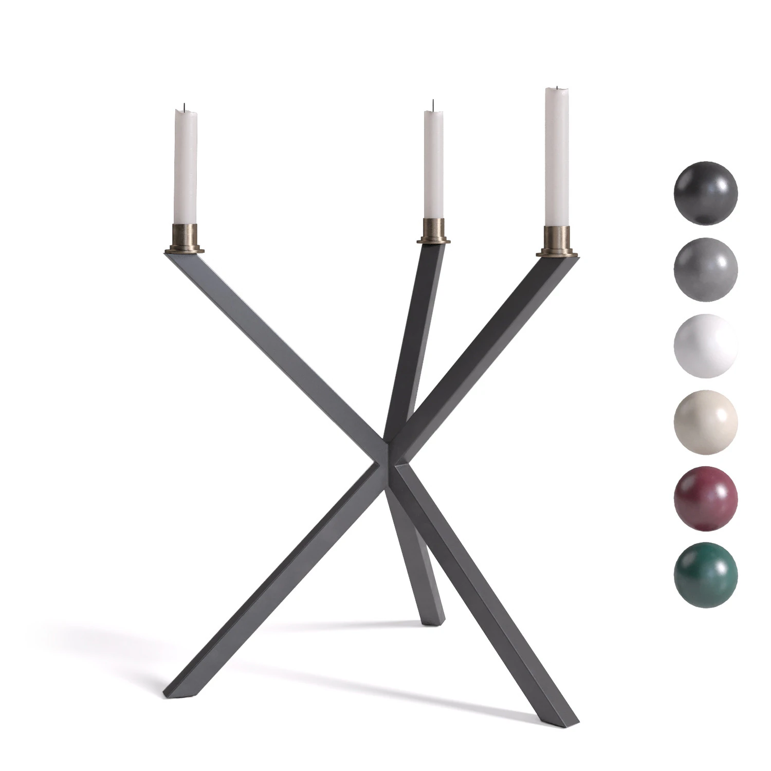 Tripod Candleholder by NEB 3D Model .c4d .max .obj .3ds .fbx .stl .blend 