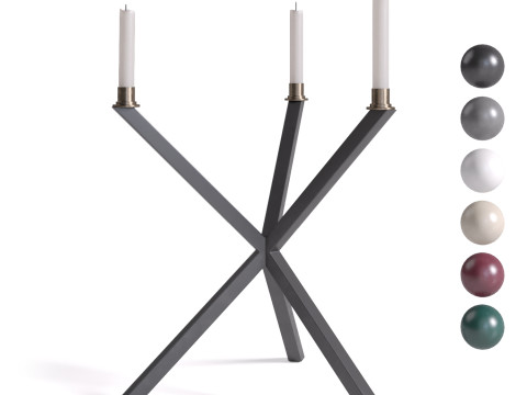 Tripod Candleholder by NEB 3D 模型